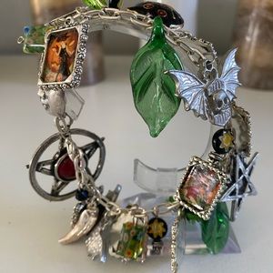 Witch charm bracelet